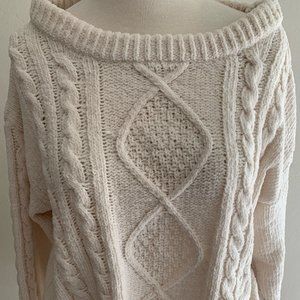 Goodnight Macaroon Cable Knit sweater Loungewear